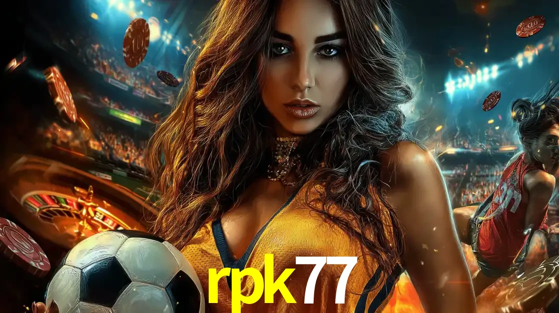 Mulher segurando uma bola de futebol em uma montagem que mistura a paixão esportiva com a emoção da roleta de cassino, tudo disponível na plataforma rpk77.